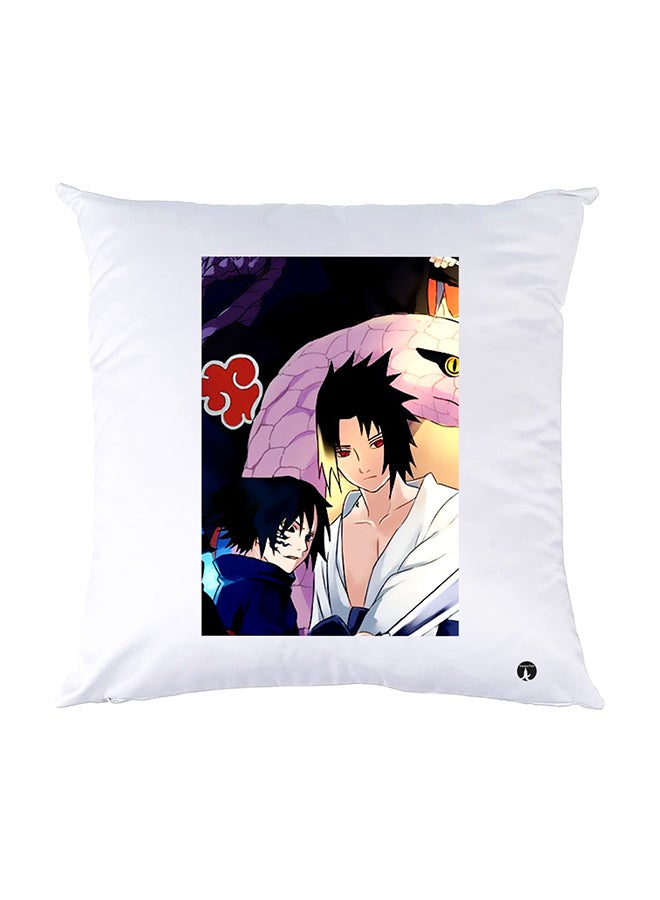 بي بي وسادة نوم مزينة بطبعات أبيض 30x30سم