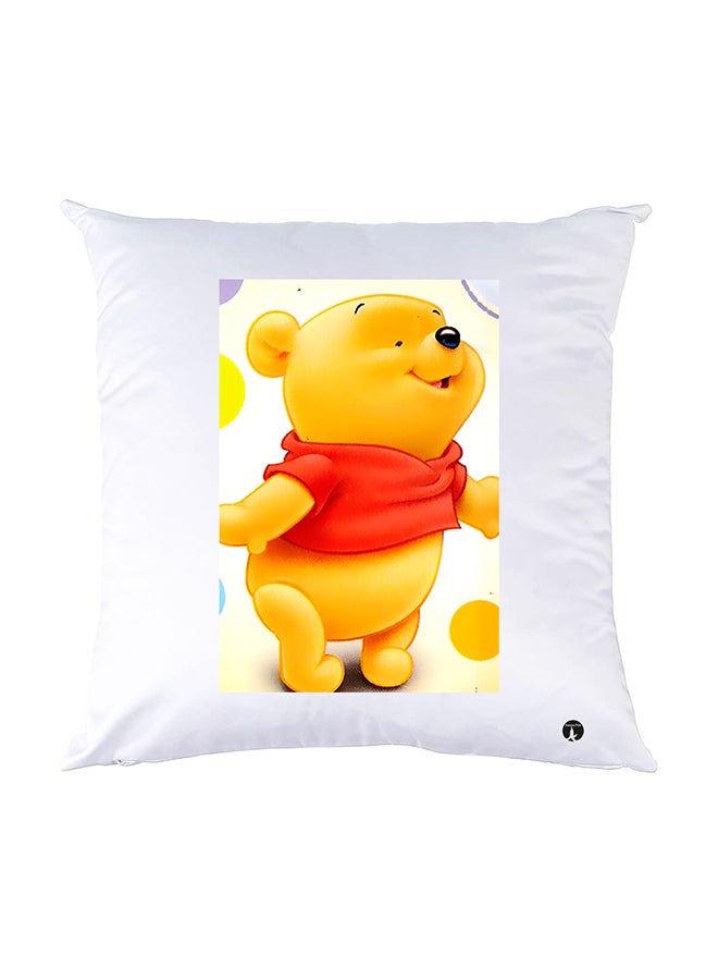 بي بي وسادة نوم مزينة بطبعات أبيض 30x30سم