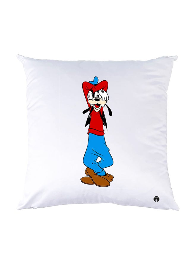 BP Printed Pillow White 30x30cm