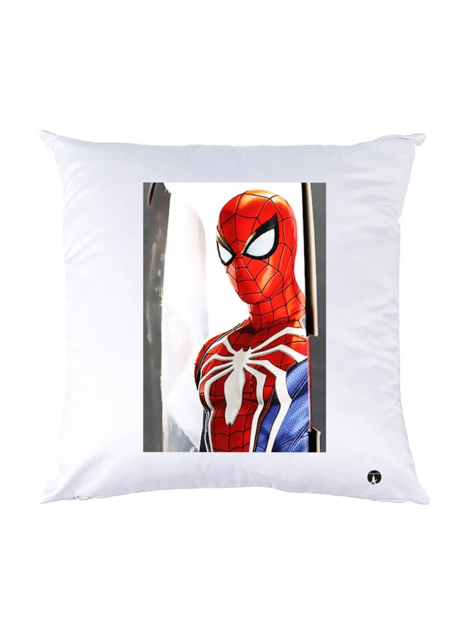BP Printed Pillow White 30x30cm