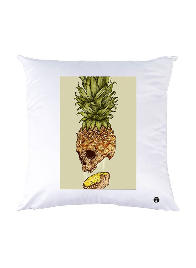 بي بي وسادة نوم مزينة بطبعات أبيض 30x30سم