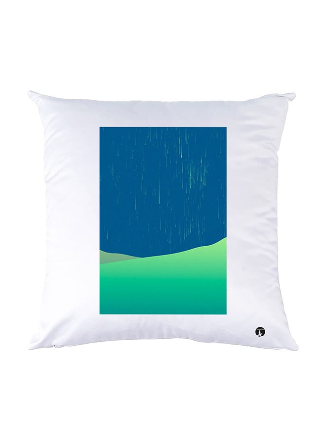 بي بي وسادة نوم مزينة بطبعات أبيض 30x30سم