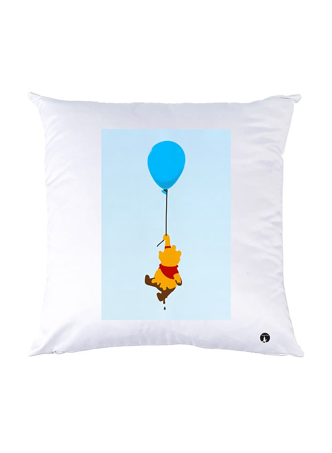 بي بي وسادة نوم مزينة بطبعات أبيض 30x30سم