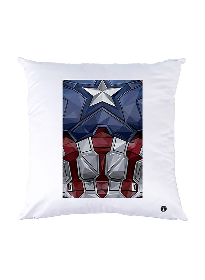 بي بي وسادة نوم مزينة بطبعات أبيض 30x30سم