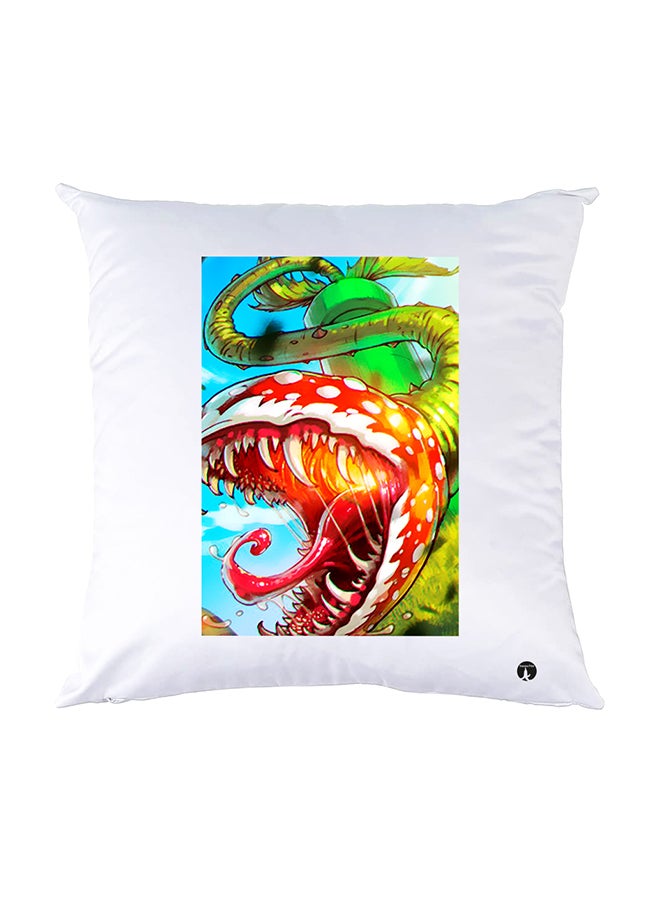 بي بي وسادة نوم مزينة بطبعات أبيض 30x30سم