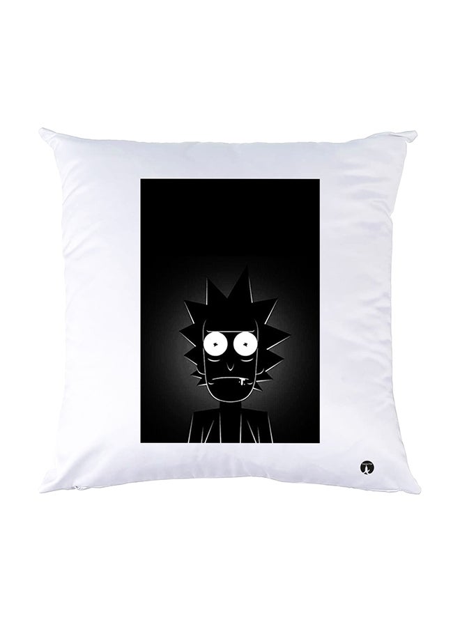 بي بي وسادة نوم مزينة بطبعات أبيض 30x30سم