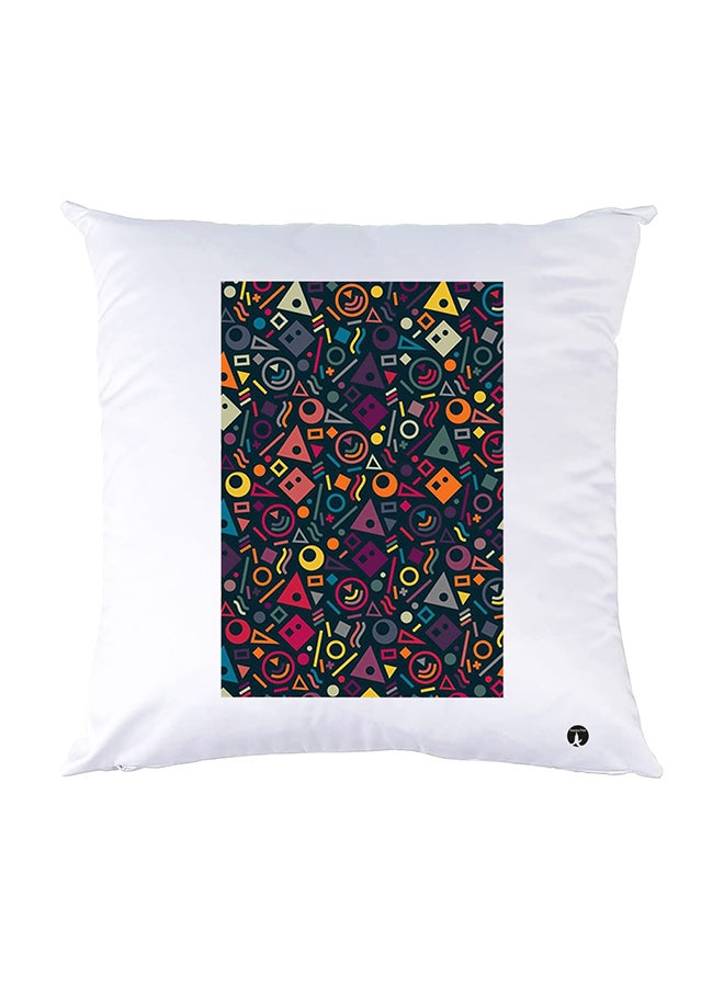 بي بي وسادة نوم مزينة بطبعات أبيض 30x30سم