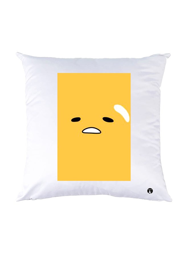 BP Printed Pillow White 30x30cm