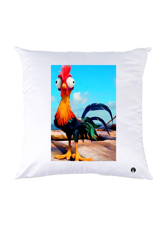 بي بي وسادة نوم مزينة بطبعات أبيض 30x30سم