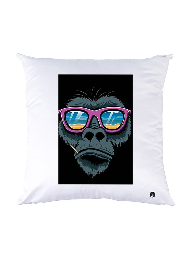 BP Printed Pillow White 30x30cm