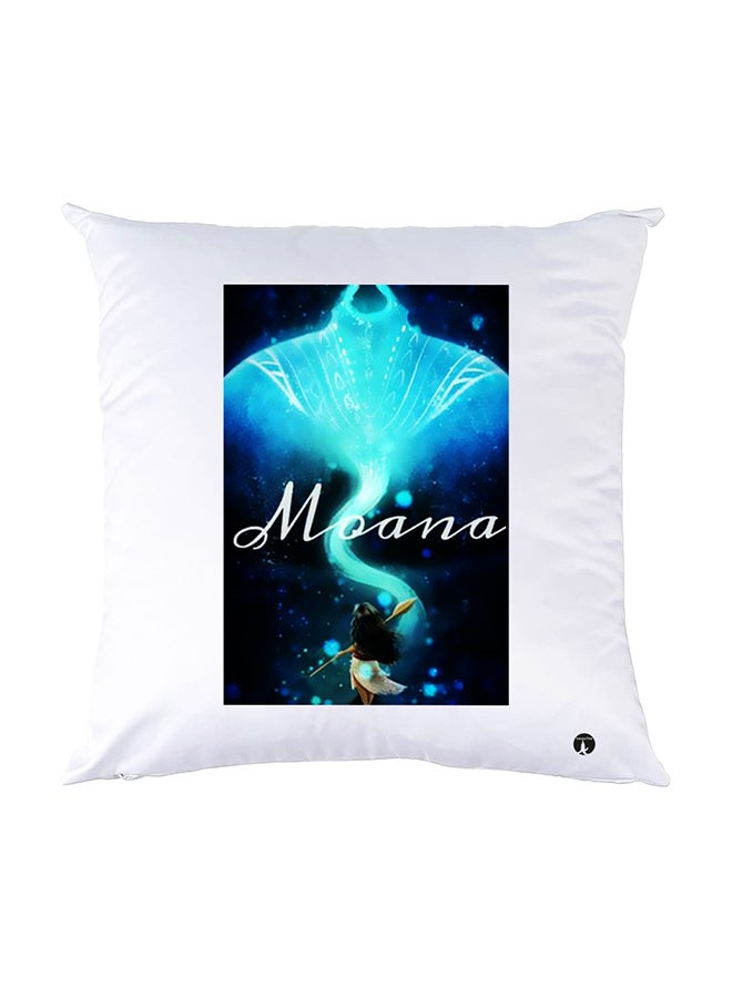 بي بي وسادة نوم مزينة بطبعات أبيض 30x30سم