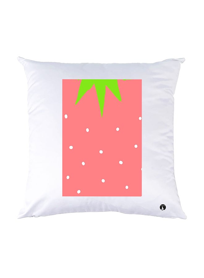 بي بي وسادة نوم مزينة بطبعات أبيض 30x30سم