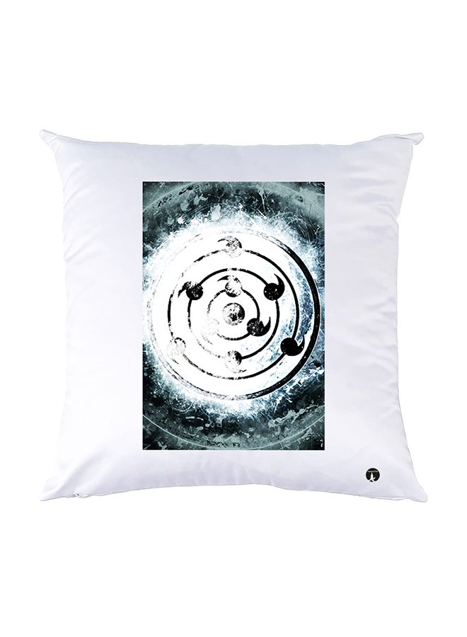 بي بي وسادة نوم مزينة بطبعات أبيض 30x30سم