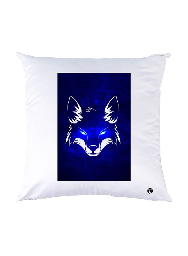 بي بي وسادة نوم مزينة بطبعات أبيض 30x30سم