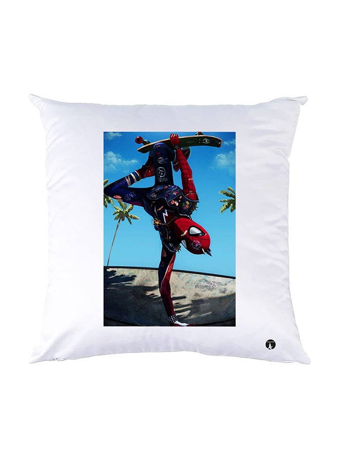 BP Printed Pillow White 30x30cm