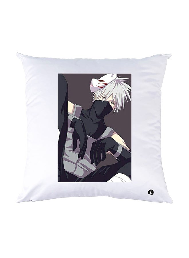 بي بي وسادة نوم مزينة بطبعات أبيض 30x30سم