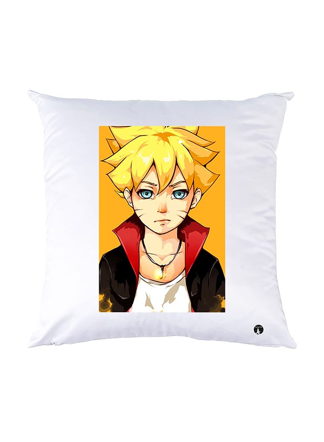 BP Printed Pillow White 30x30cm