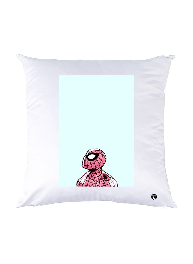 BP Printed Pillow White 30x30cm