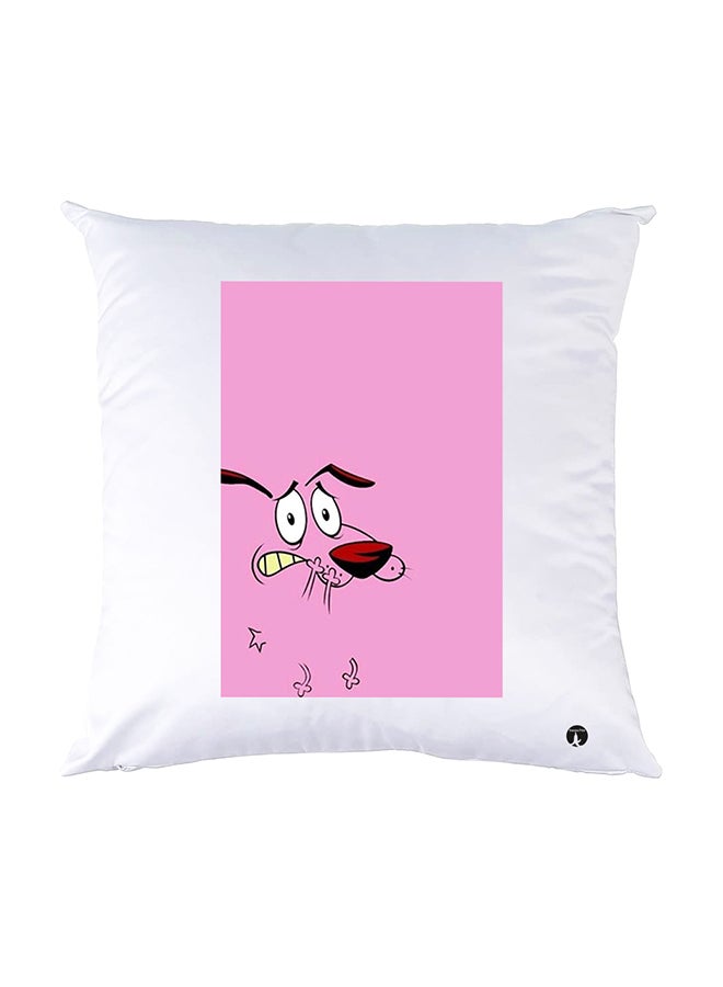 بي بي وسادة نوم مزينة بطبعات أبيض 30x30سم