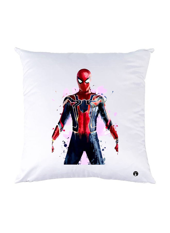 بي بي وسادة نوم مزينة بطبعات أبيض 30x30سم