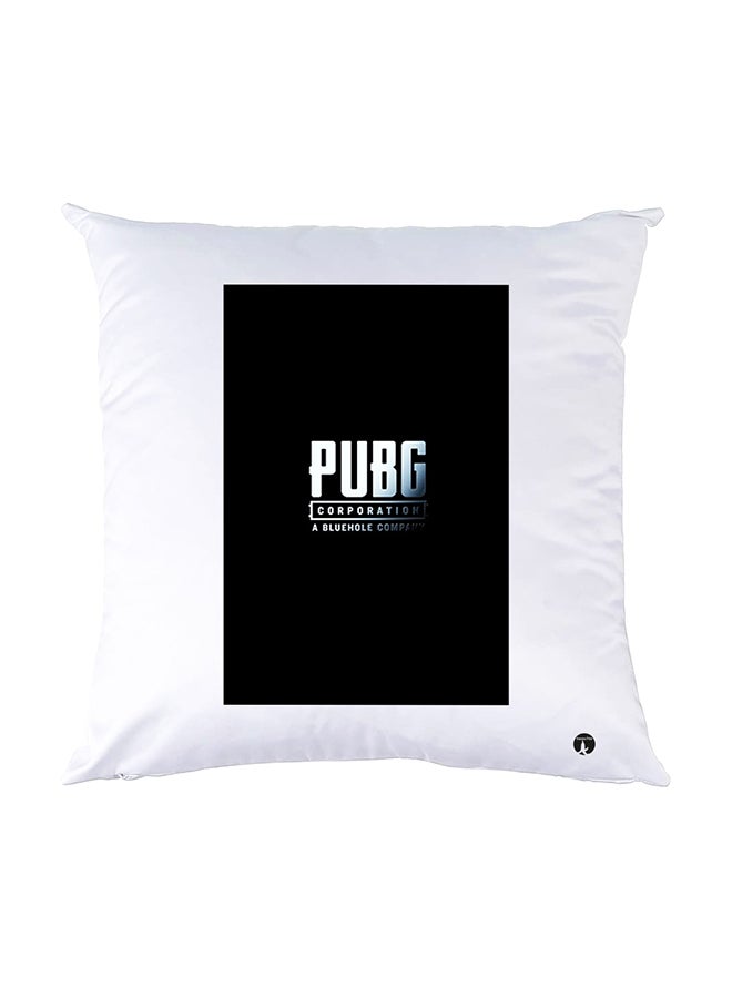 بي بي وسادة نوم مزينة بطبعات أبيض 30x30سم