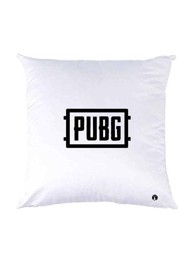 بي بي وسادة نوم مزينة بطبعات أبيض 30x30سم