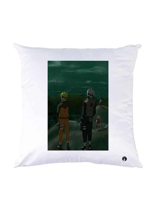 BP Printed Pillow White 30x30cm