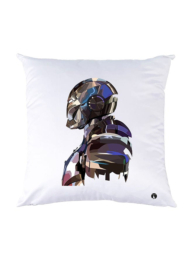 بي بي وسادة نوم مزينة بطبعات أبيض 30x30سم