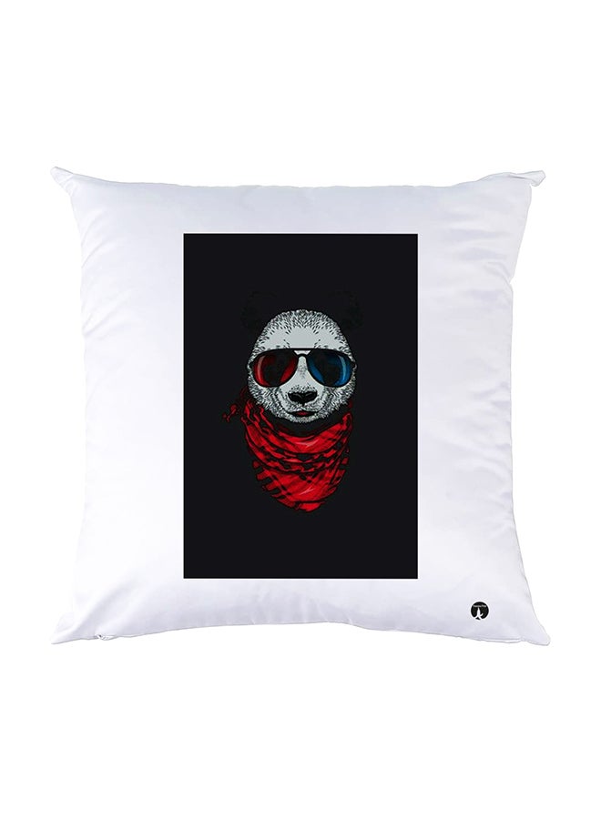 بي بي وسادة نوم مزينة بطبعات أبيض 30x30سم