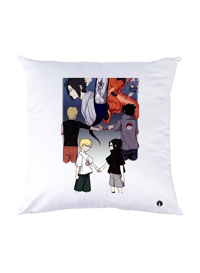 BP Printed Pillow White 30x30cm
