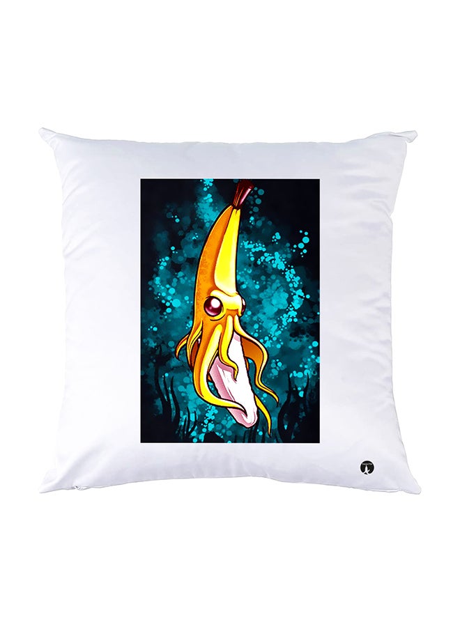 بي بي وسادة نوم مزينة بطبعات أبيض 30x30سم