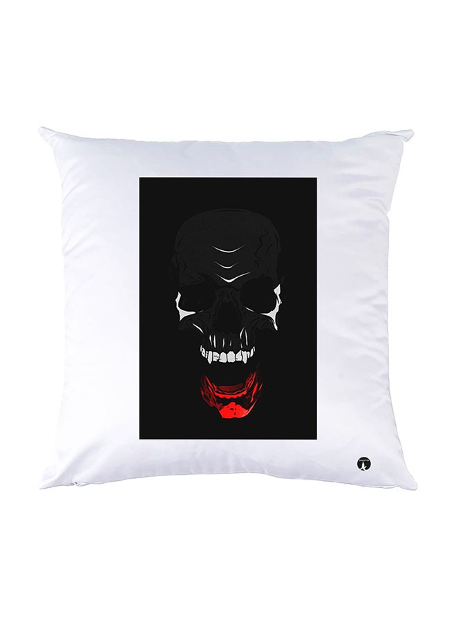 بي بي وسادة نوم مزينة بطبعات أبيض 30x30سم