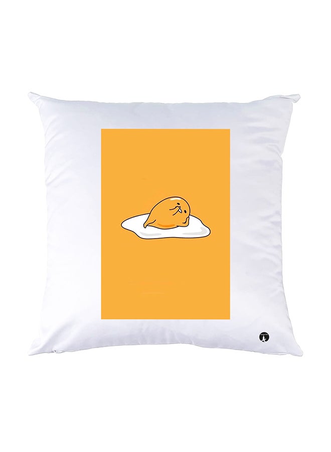 BP Printed Pillow White