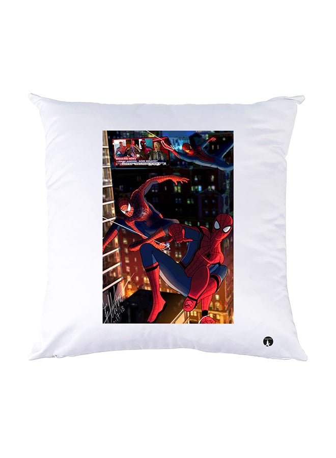 BP Printed Pillow White