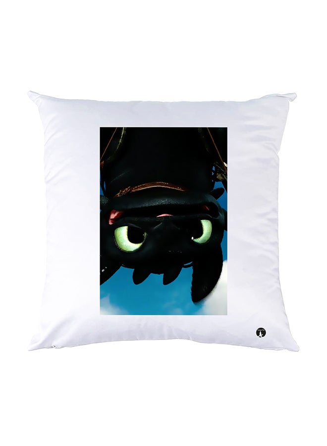 بي بي وسادة نوم مزينة بطبعات أبيض 30x30سم