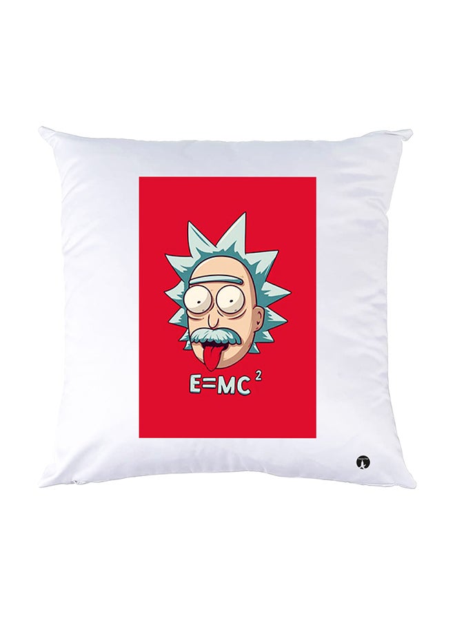 بي بي وسادة نوم مزينة بطبعات أبيض 30x30سم