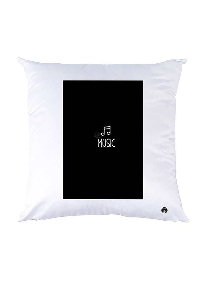 بي بي وسادة نوم مزينة بطبعات أبيض 30x30سم