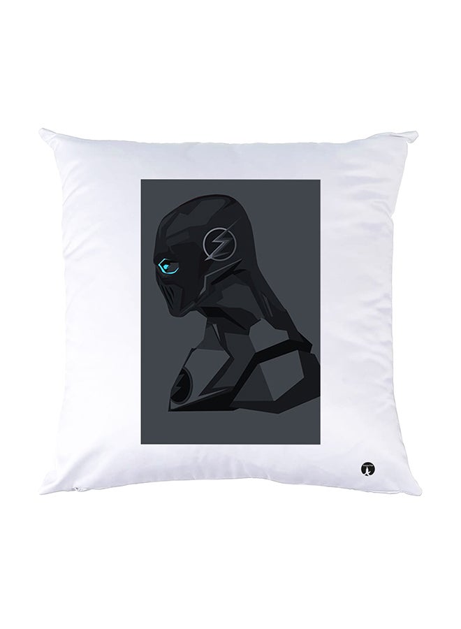 بي بي وسادة نوم مزينة بطبعات أبيض 30x30سم