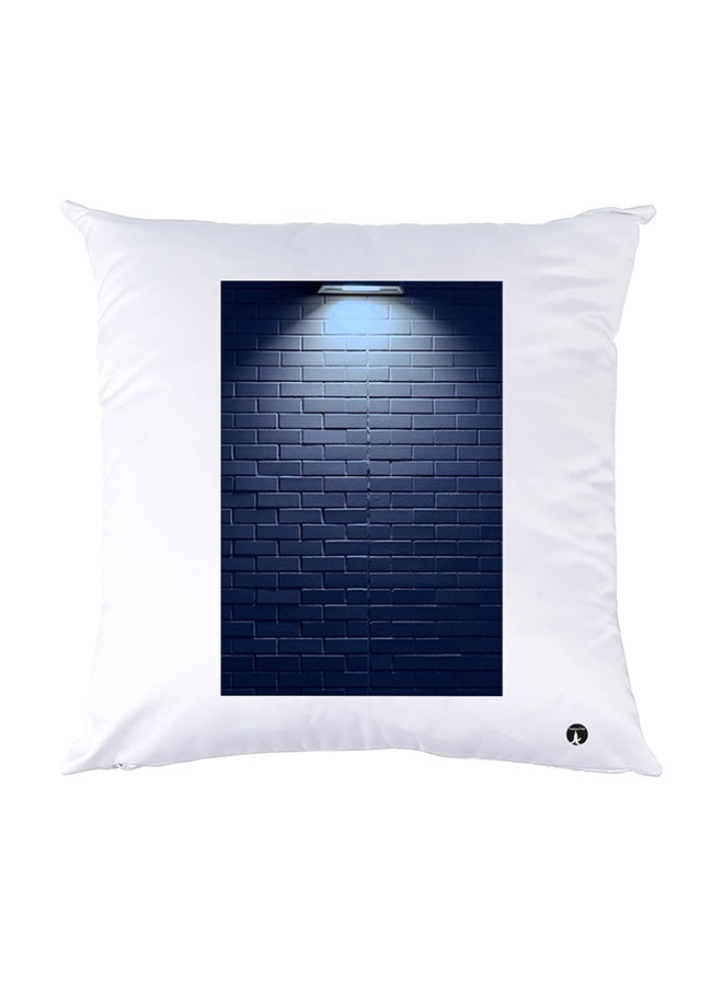 بي بي وسادة نوم مزينة بطبعات أبيض 30x30سم