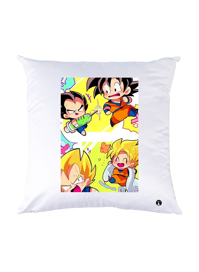 بي بي وسادة نوم مزينة بطبعات أبيض 30x30سم