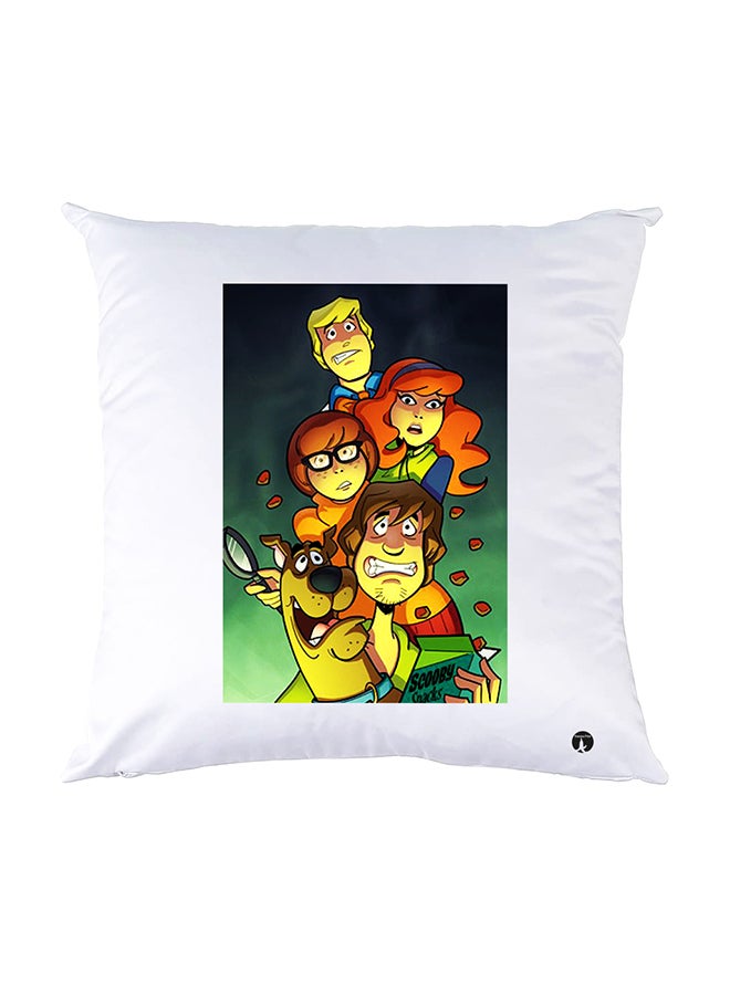 بي بي وسادة نوم مزينة بطبعات أبيض 30x30سم