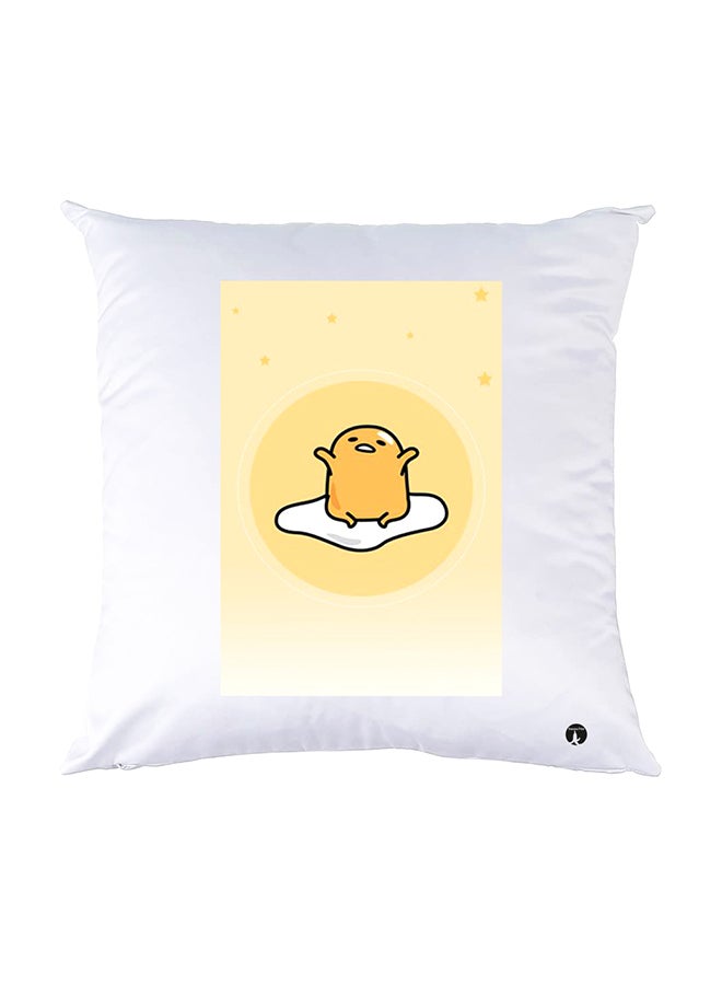 بي بي وسادة نوم مزينة بطبعات أبيض 30x30سم