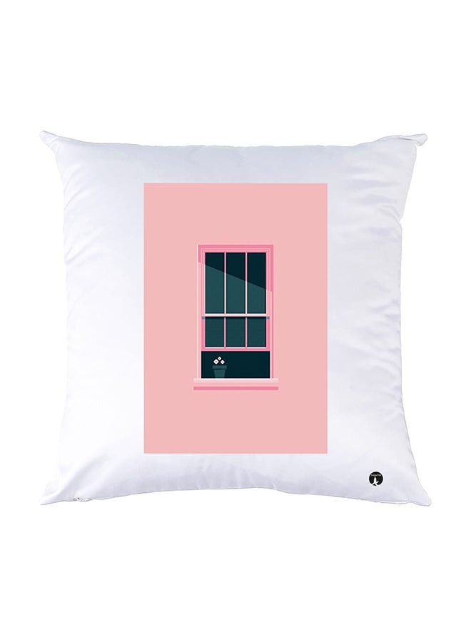 BP Printed Pillow White