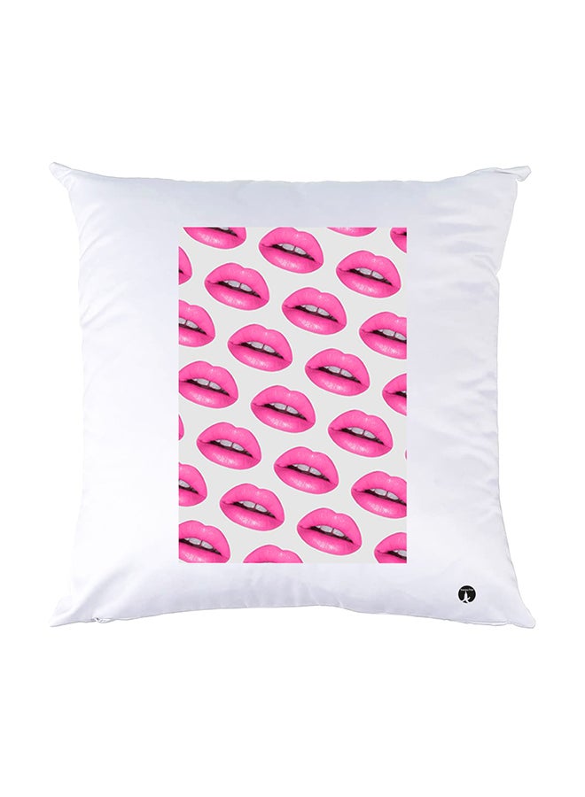 BP Printed Pillow White