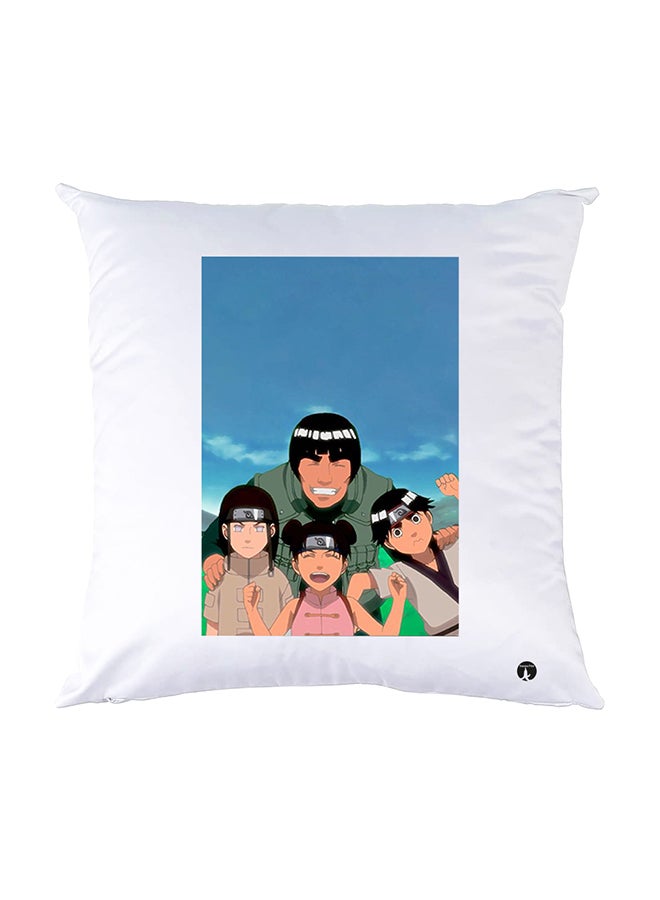 بي بي وسادة نوم مزينة بطبعات أبيض 30x30سم