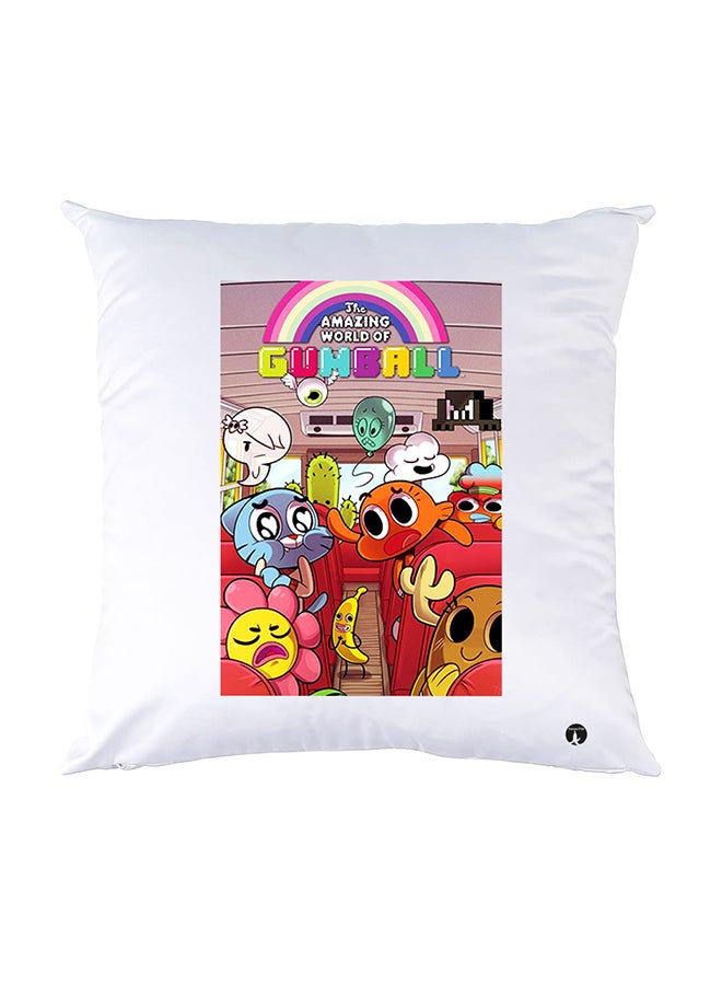 بي بي وسادة نوم مزينة بطبعات أبيض 30x30سم