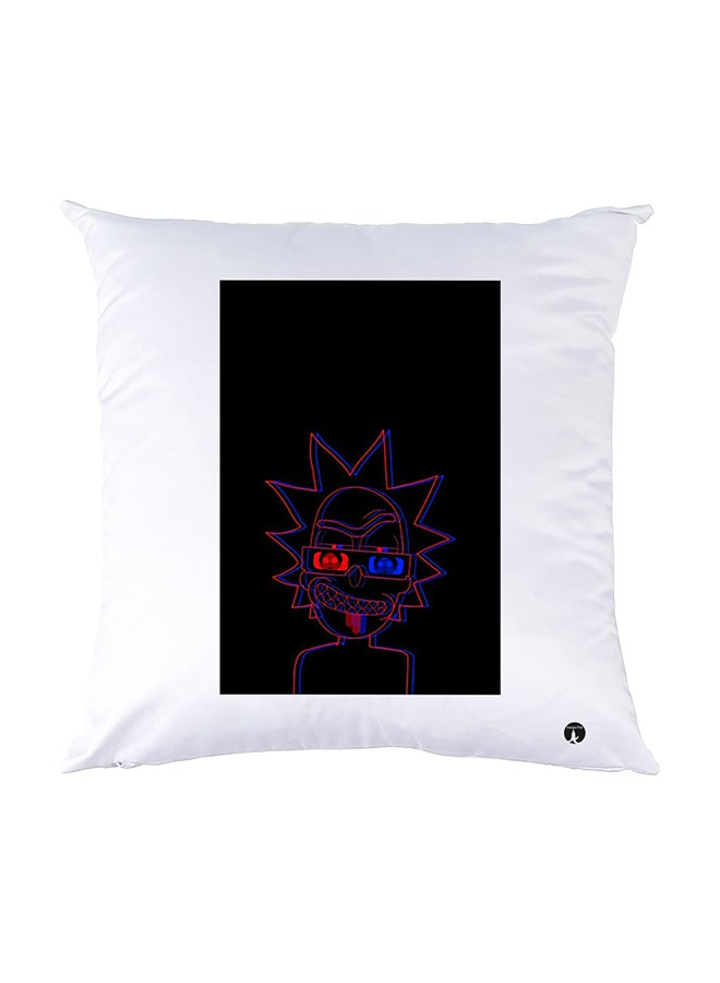 بي بي وسادة نوم مزينة بطبعات أبيض 30x30سم