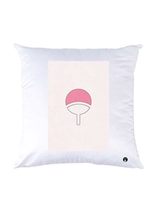BP Printed Pillow White 30x30cm