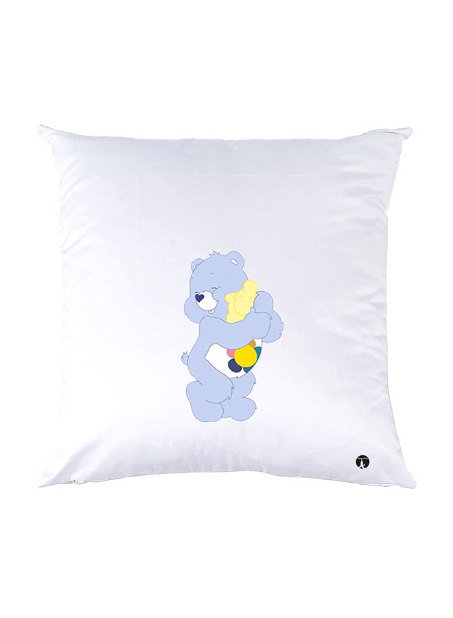 BP Printed Pillow White 30x30cm