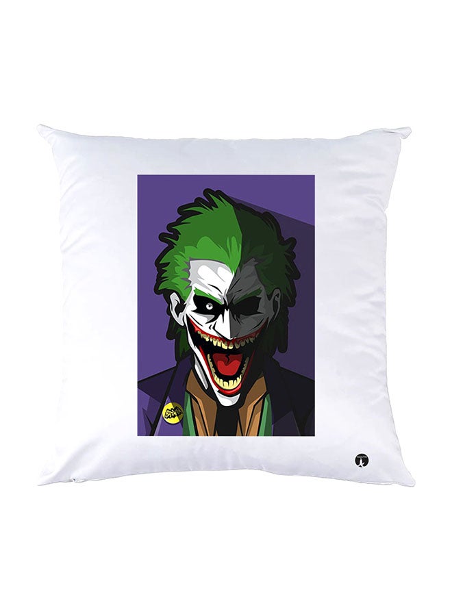 BP Printed Pillow White 30x30cm